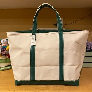 Large Zip-Top Boat and Tote, Regular, Dark Green